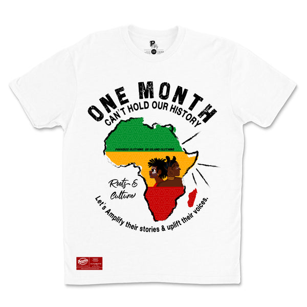 One Month Can't Hold Our History T-shirts