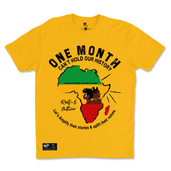 One Month Can't Hold Our History T-shirts