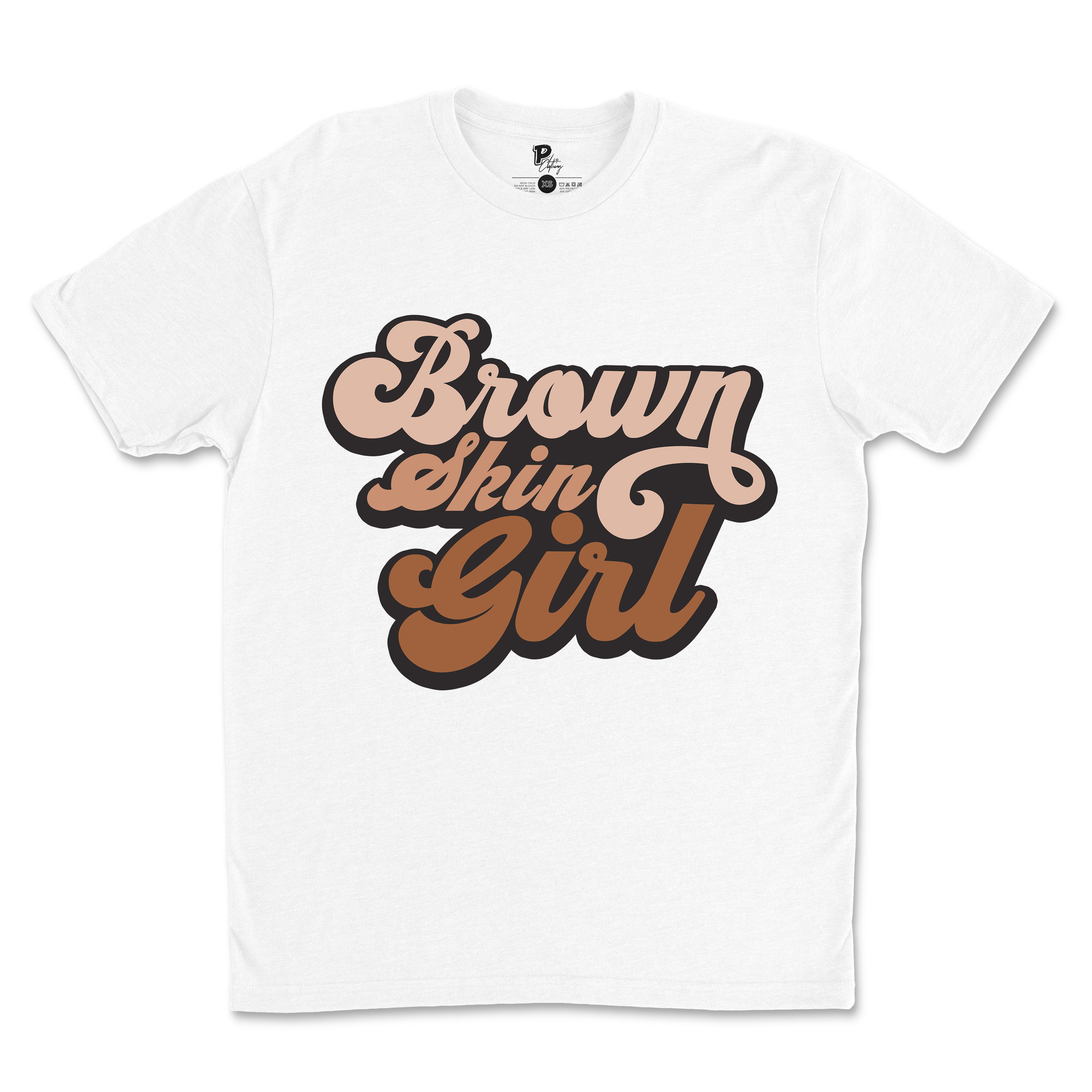 brown skin girl tee